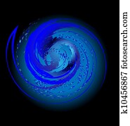 Abstract Hurricane Abstract Hurricane