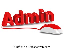 Administration and computer mouse Administration and computer mouse