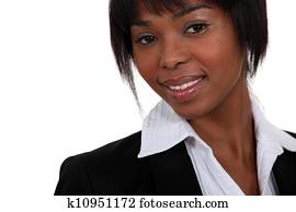 African businesswoman