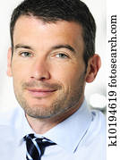 alegre, homem negócio