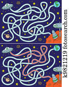 Alien space maze Alien space maze