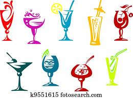 alkohol, und, saft, cocktails alkohol, und, saft, cocktails