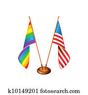 America flags America flags