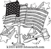 American justice sketch American justice sketch