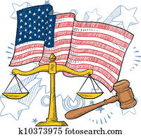 American justice vector American justice vector