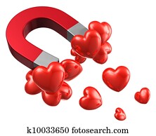 amor, y, atracción, concepto