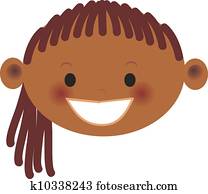 An african american girl An african american girl