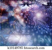 Angel and heaveanly composition Angel and heaveanly composition