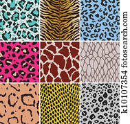 animal skin swatch animal skin swatch