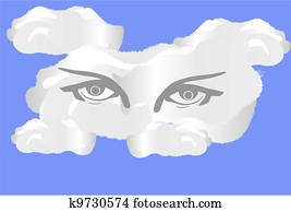 auge, wolke auge, wolke