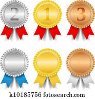 Award ribbons Award ribbons