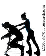 back massage therapy with chair back massage therapy with chair