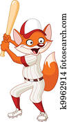 Baseball fox Baseball fox