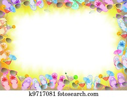 Beach Party Frame Beach Party Frame