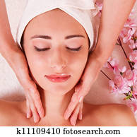 beatiful women relax in spa