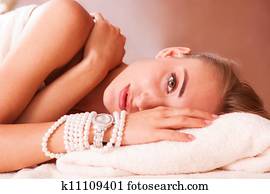 beatiful women relax