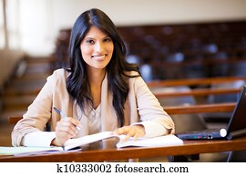 beautiful female indian college girl in lecture hall beautiful female indian college girl in lecture hall