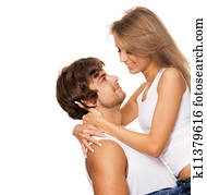 Beautiful young couple