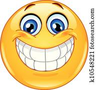 Big smile emoticon