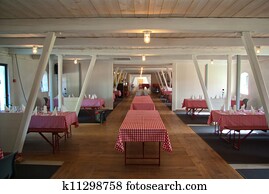 Big traditional country style food court restaurant Big traditional country style food court restaurant