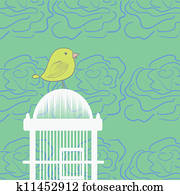 Bird Cage Stock Illustrations | Our Top 700 Bird Cage art | Fotosearch