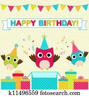 Birthday party card Birthday party card