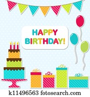 Birthday party card Birthday party card