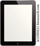 Black tablet vector Black tablet vector