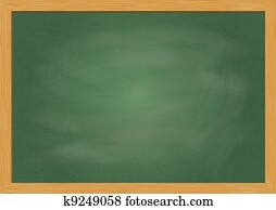 Blank chalk board illustration