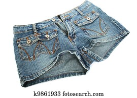 Blue jeans shorts