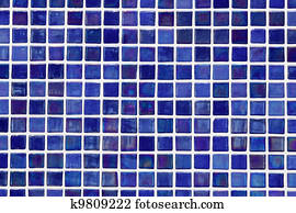 Blue mosaic