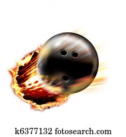 Bowling ball fire Bowling ball fire