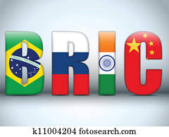 bric, países, cartas