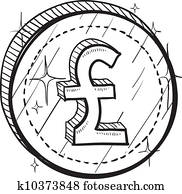 British Pound sketch