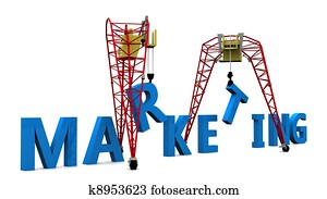 Building Marketing Text 3d