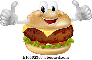 Burger Mascot