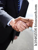 Business handshake