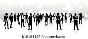 business people business people