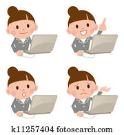 Business woman in office