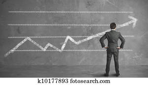 Businessman and company trend
