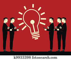 Businessman Idea Meeting
