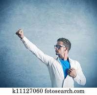 Businessman super hero Businessman super hero