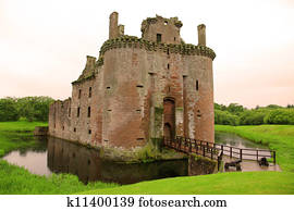 Caerlaverock castle,  Scotland, UK