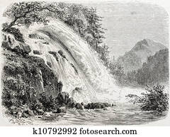 Calcaggia falls Calcaggia falls