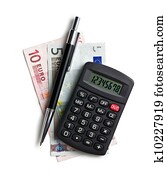 calculator and euro currency