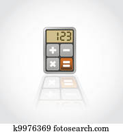 Calculator, application icon - isolated illustration