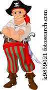 Cartoon pirate Cartoon pirate