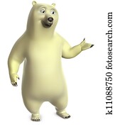 cartoon polar bear cartoon polar bear