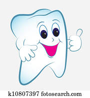 Cartoon tooth vector Cartoon tooth vector
