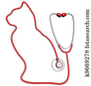 Cat-shaped stethoscope Cat-shaped stethoscope